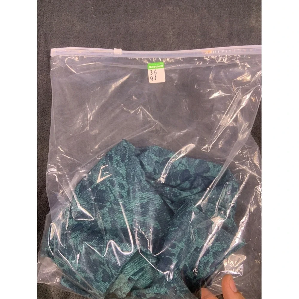 Gymshark‎ Adapt Animal Seamless Women's Leggings M Blue Construction